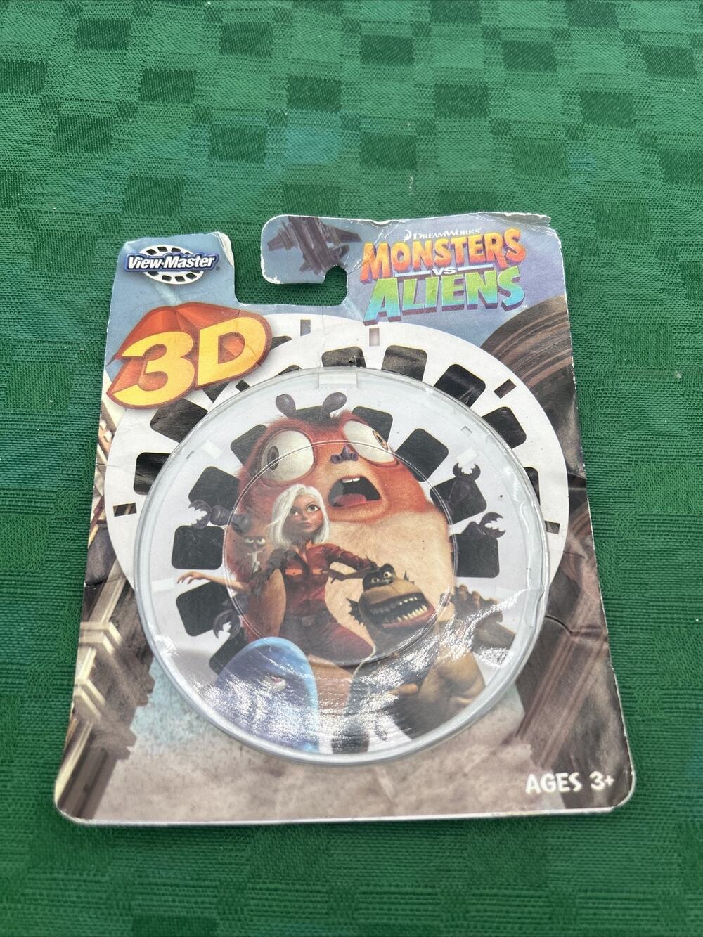 DREAMWORKS MONSTERS VS ALIENS 2009 3d View-Master 3 Reel Packet SEALED